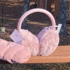 Lauren Conrad faux fur earmuffs. New with tags.